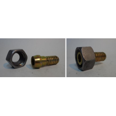 Female with thread and conical tail for hose with linen HN081014